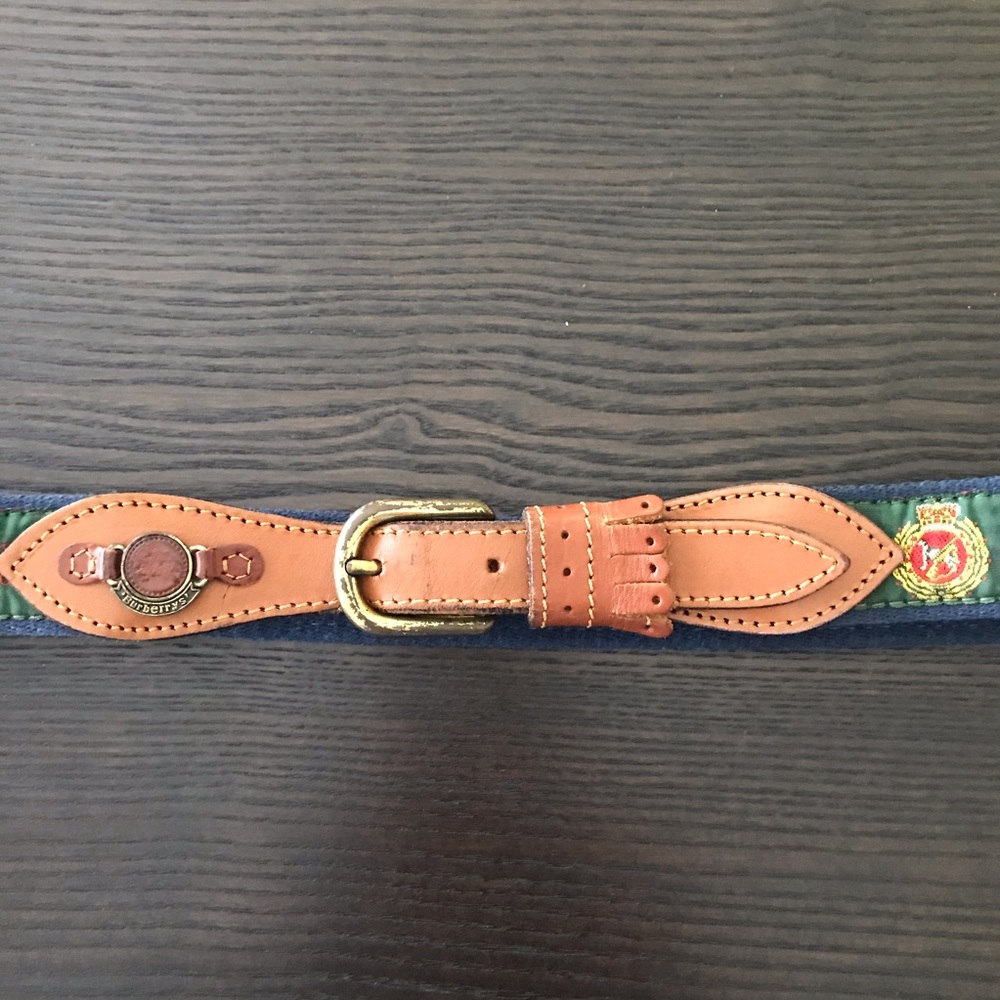 VINTAGE BURBERRY’S RARE! HUNTING BELT - Picture 2 of 13